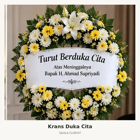 Krans Bunga Duka Summarecon Bandung